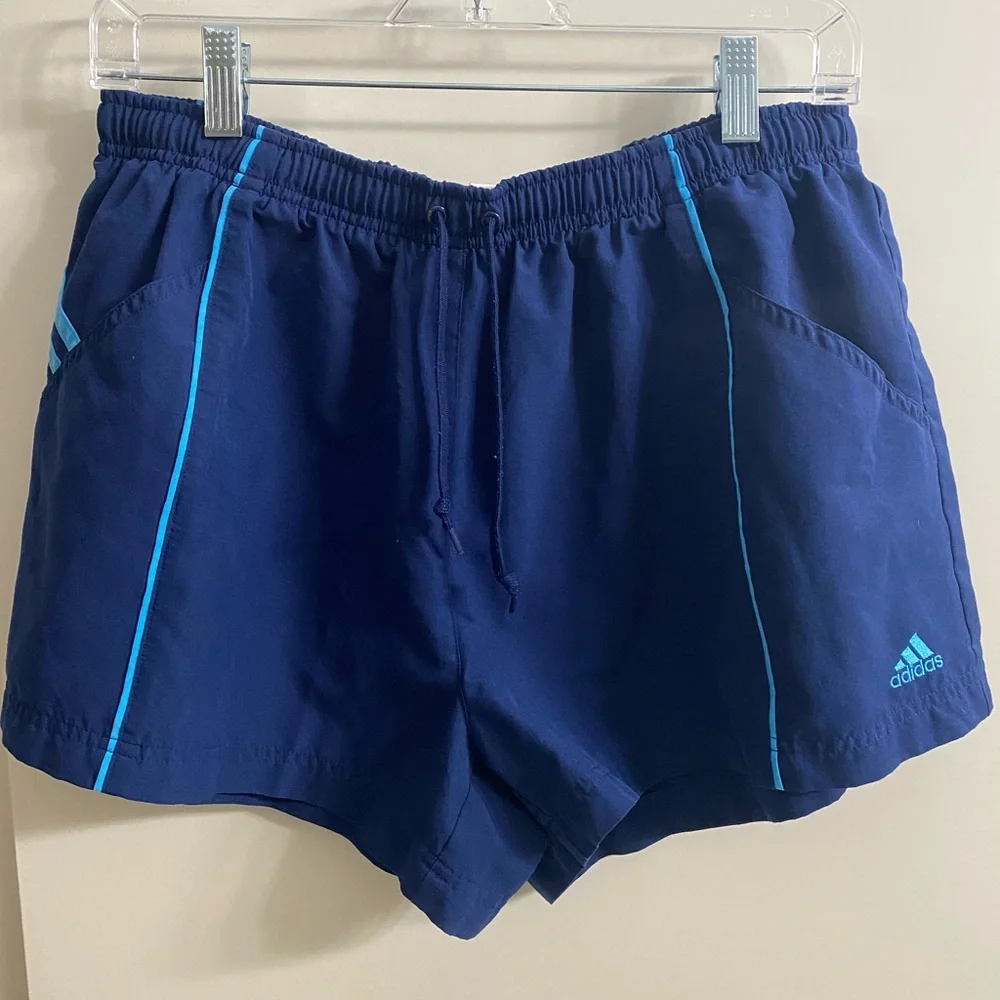 Adidas Dark Blue Vintage Style Sports‎ Shorts Women’s Size XL